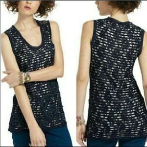 Meadow Rue from Anthropologie Lace Overlay Tank_Large